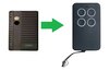 Ansonic SA 434-2E met 2 knoppen (alternatieve handzender)