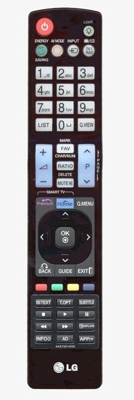LG AKB72914058 afstandsbediening