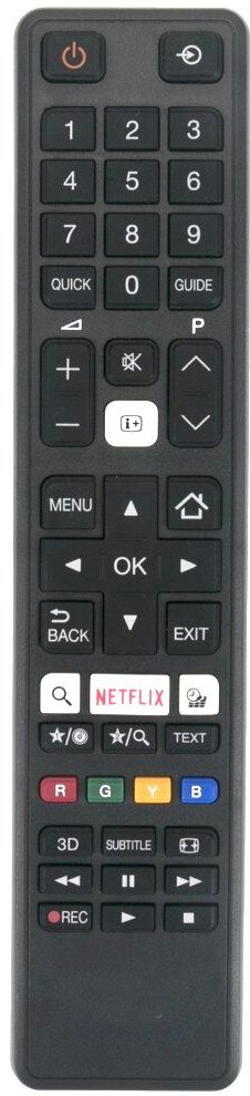 Alternatieve Toshiba CT-8053 / CT-8054 afstandsbediening
