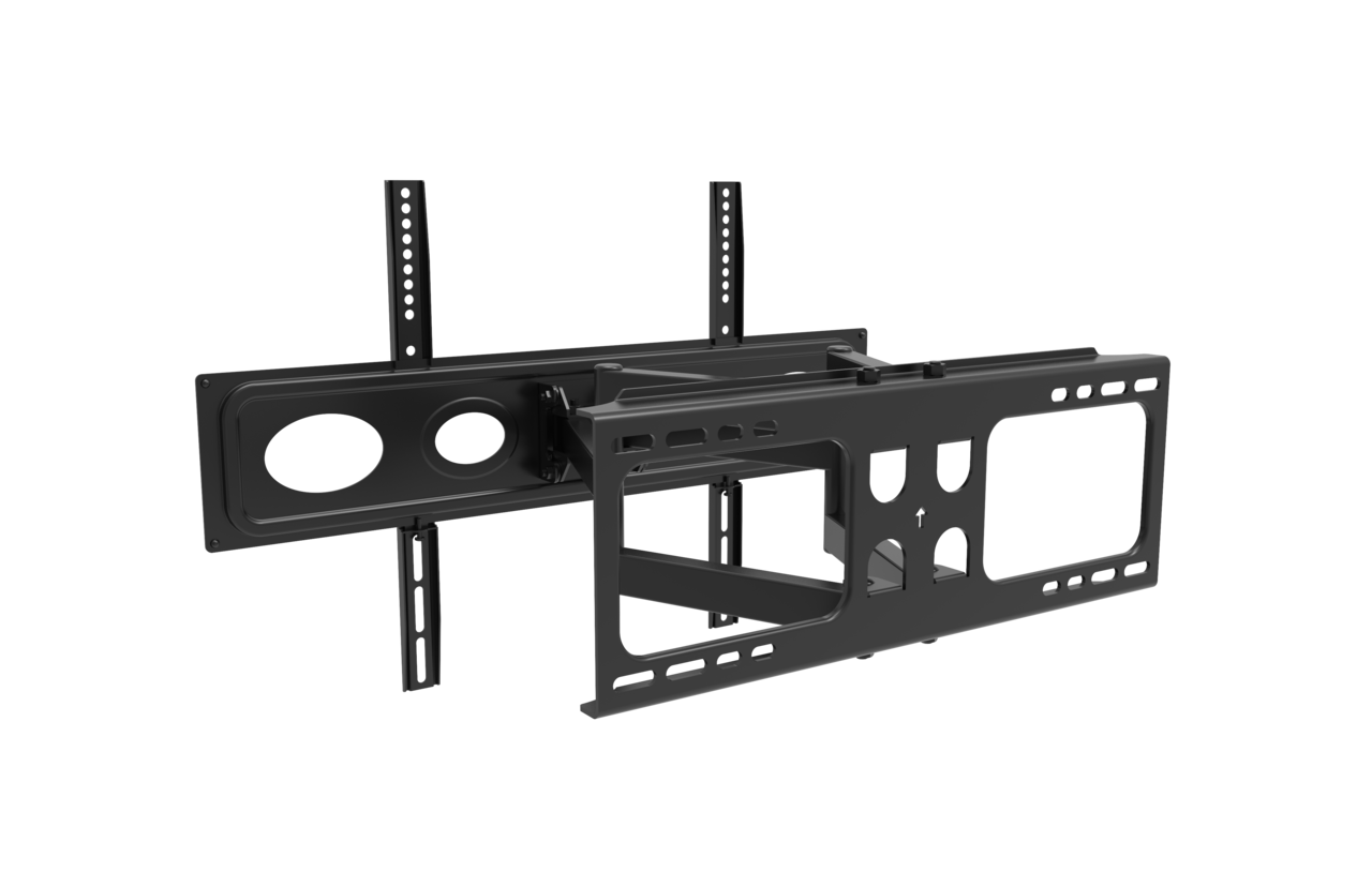 Muurbeugel voor schermen tot 70 inch / full motion (3 draaipunten)