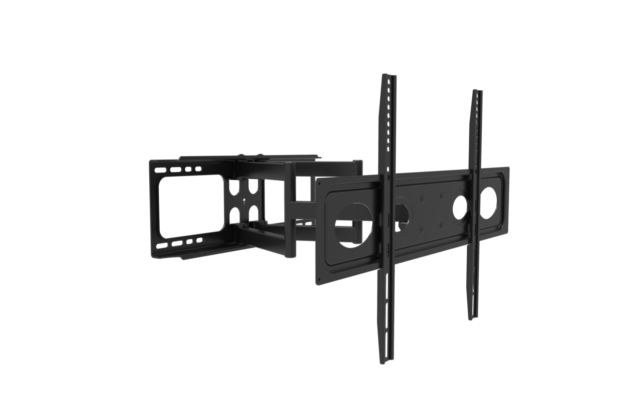 Muurbeugel voor schermen tot 70 inch / full motion (3 draaipunten)