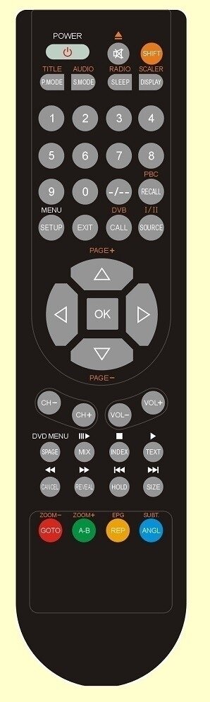 Dual 2410FH-D-DVB-T afstandsbediening