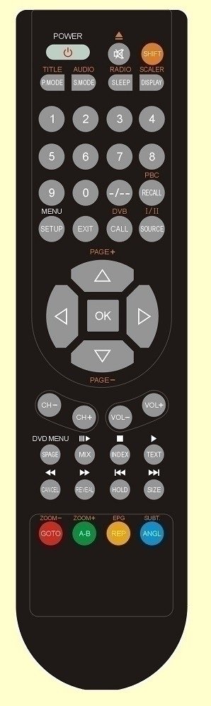 Salora LCD2211TNDVX afstandsbediening