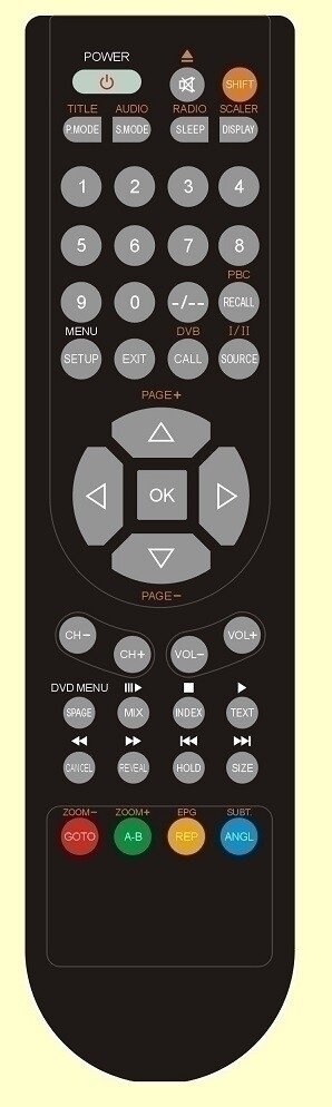 Salora LCD2425FHDVX afstandsbediening