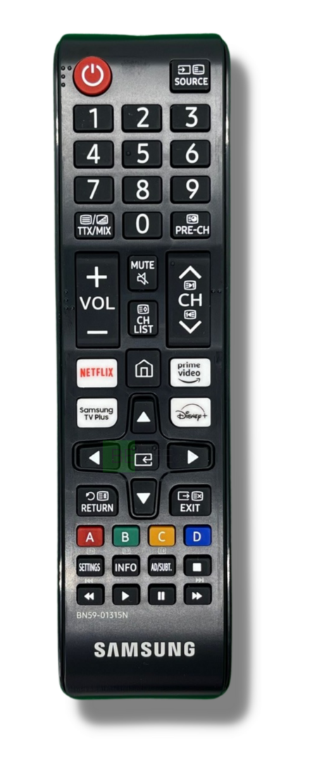 Samsung Smart TV afstandsbediening met onder ander Disney en Netflix toets