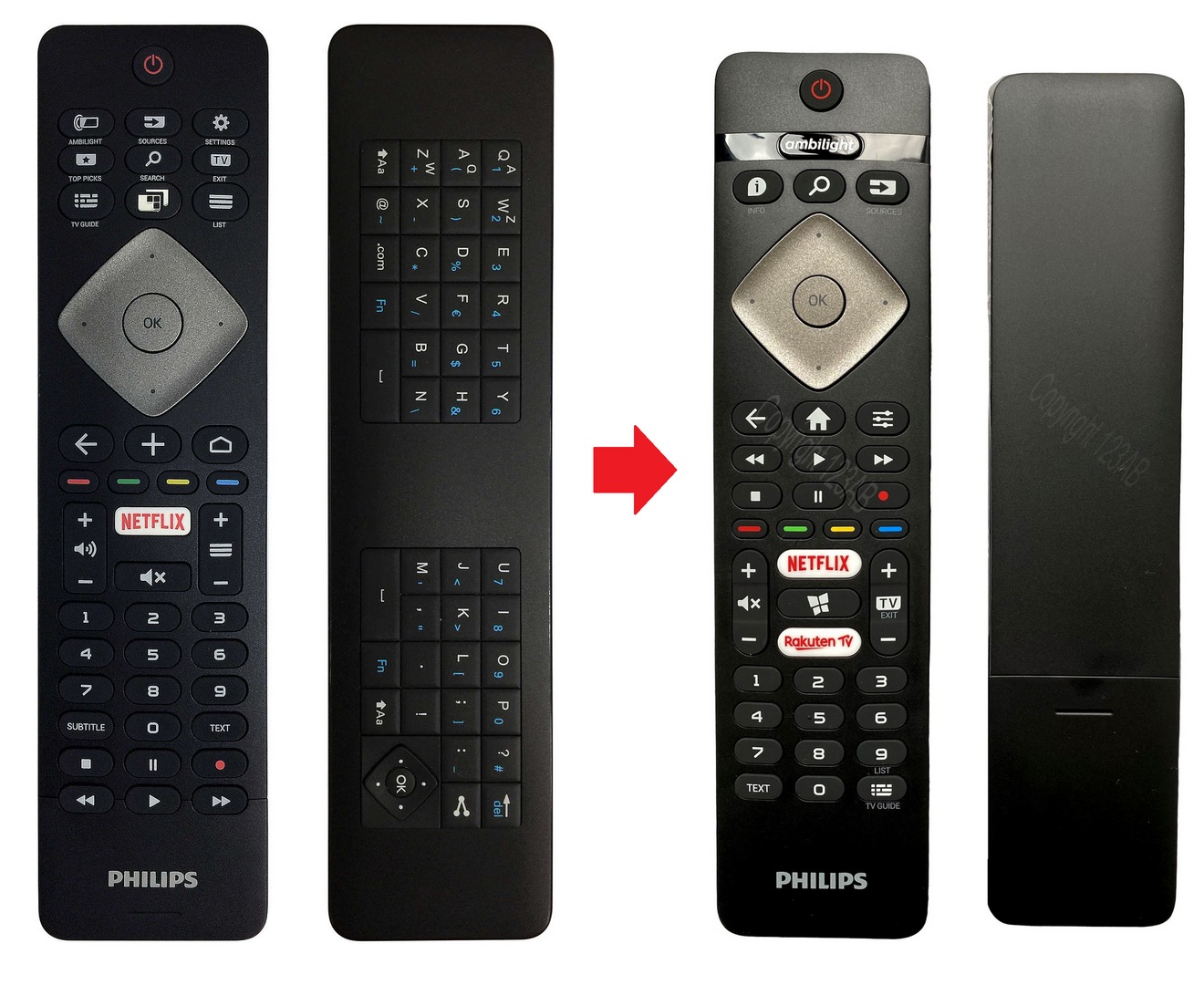 Philips 996596000116 afstandsbediening