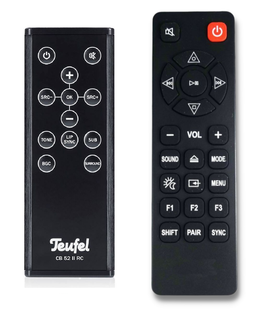 Teufel CB 52 II RC | CB52 THX CINEBAR afstandsbediening