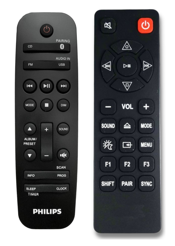Philips 996580010707 afstandsbediening - Geschikt voor : BTM1560 - BTM2560 - BTM2585 - TAM3205 - TAM4505