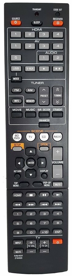 Alternatieve Yamaha HTR-6260 | HTR-6280 | MCR-332 afstandsbediening