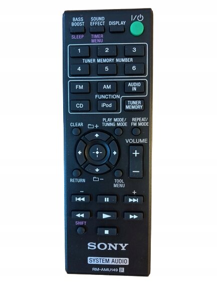 Sony RM-AMU150 | RM-AMU153 | RM-AMU178  | RM-AMU179 afstandsbediening