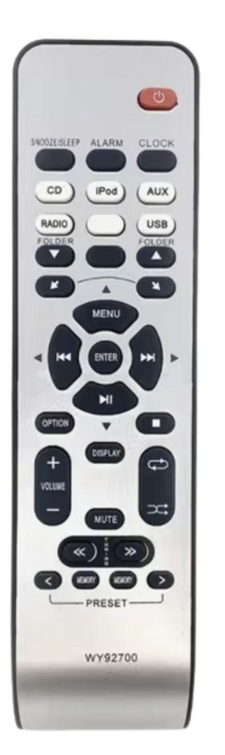 Alternatieve Yamaha WY92700 afstandsbediening