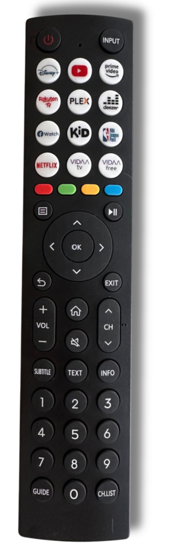 Universele afstandsbediening voor Hisense Smart TV - Vidaa