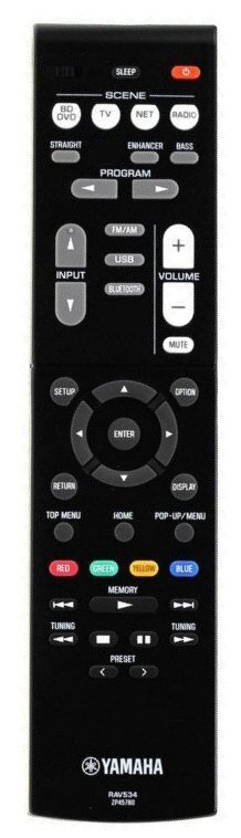 Yamaha RAV531 | RAV532 | RAV533  | RAV533 | RAV534 | RAV549 | RAV550 afstandsbediening