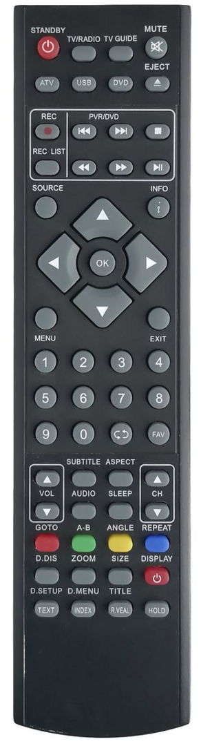 Alternatieve Blaupunkt XMU-RMC-0019 afstandsbediening