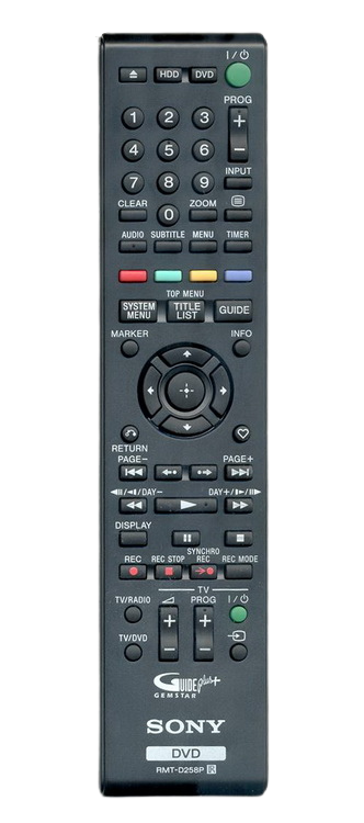 Originele Sony RMT-D258P Afstandsbediening &ndash; Ook voor RMT-D247P &amp; RMT-D250P