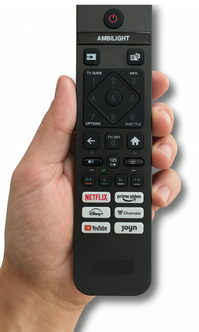 Universele afstandsbediening voor Philips Smart TV - Geschikt voor alle Philip Smart televisie&#039;s - LED / OLED / ANDROID / Titan OS / Ambilight