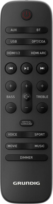 Grundig DSB1000 | DSB2000 | GSB950 | GSS1050 | GSS1090 afstandsbediening