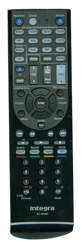 Originele Integra RC-804M afstandsbediening - DTR-20.3