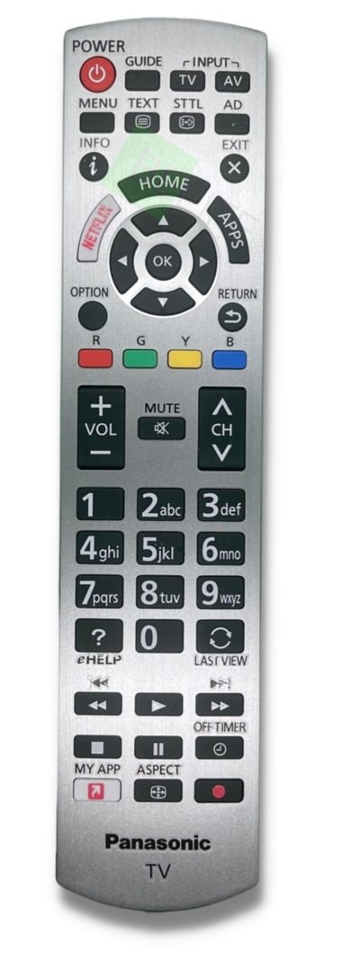 Panasonic N2QAYB001189 afstandsbediening - Ook geschikt voor : N2QAYB001178 / N2QAYB001115 / N2QAYB001120 / N2QAYB001179 