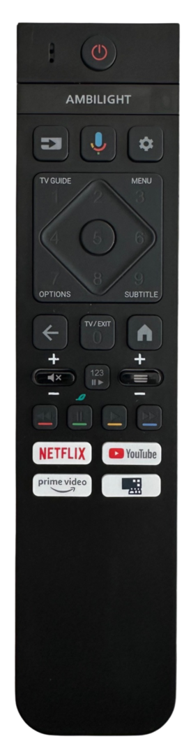 Vervangende Philips Android TV afstandsbediening - Met spraakbesturing 