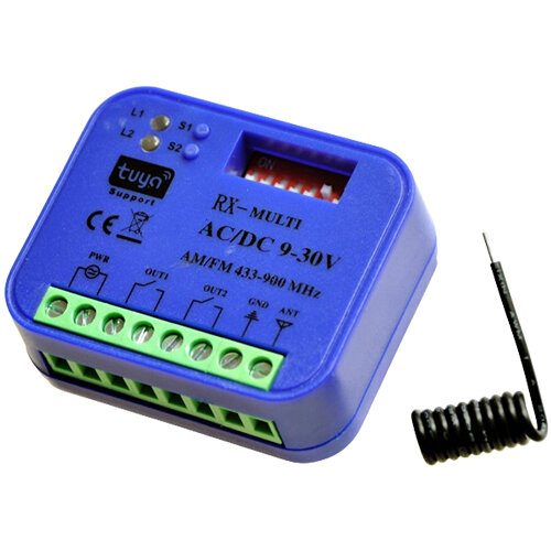 Universele 2-kanaals Multi-Frequentie Ontvanger met Wi-Fi &ndash; RX-MULTI - Tuya Smart app