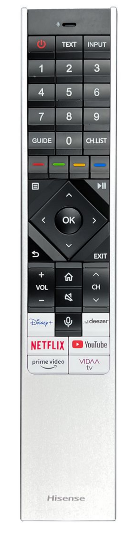 Originele Hisense ERF6N64H / ERF3B72H afstandsbediening