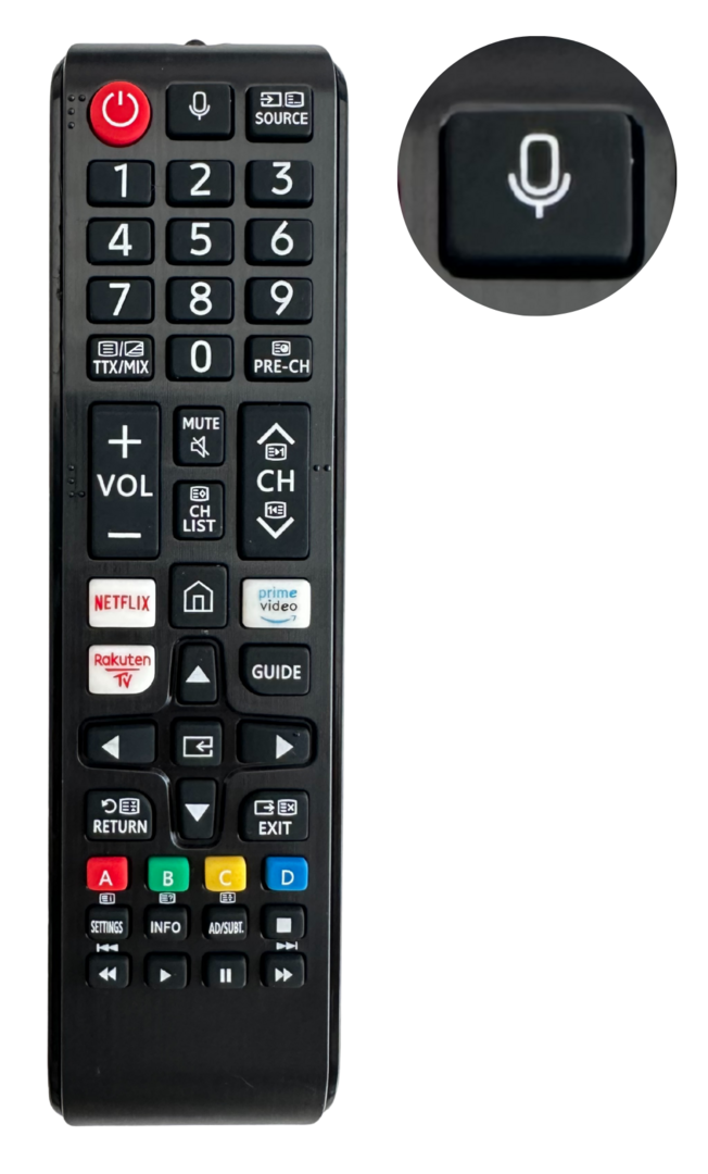 Universele afstandsbediening voor Samsung TV&#039;s - Spraakbesturing - Werkt direct