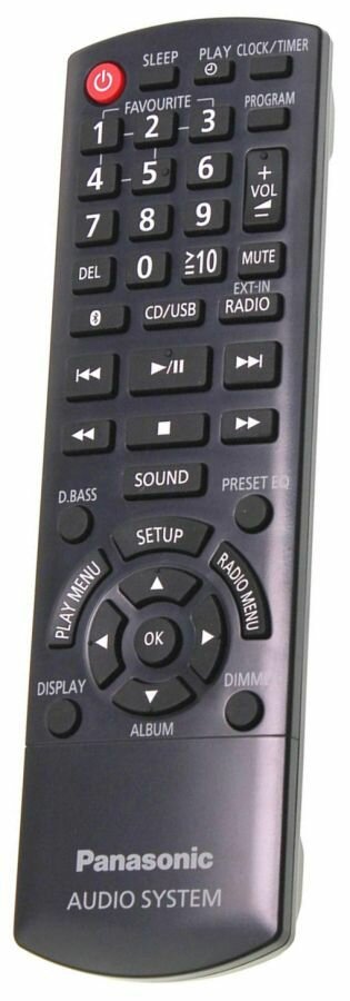 Originele Panasonic N2QAYB001139 afstandsbediening