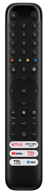 Peaq PTV55GU-5025T afstandsbediening