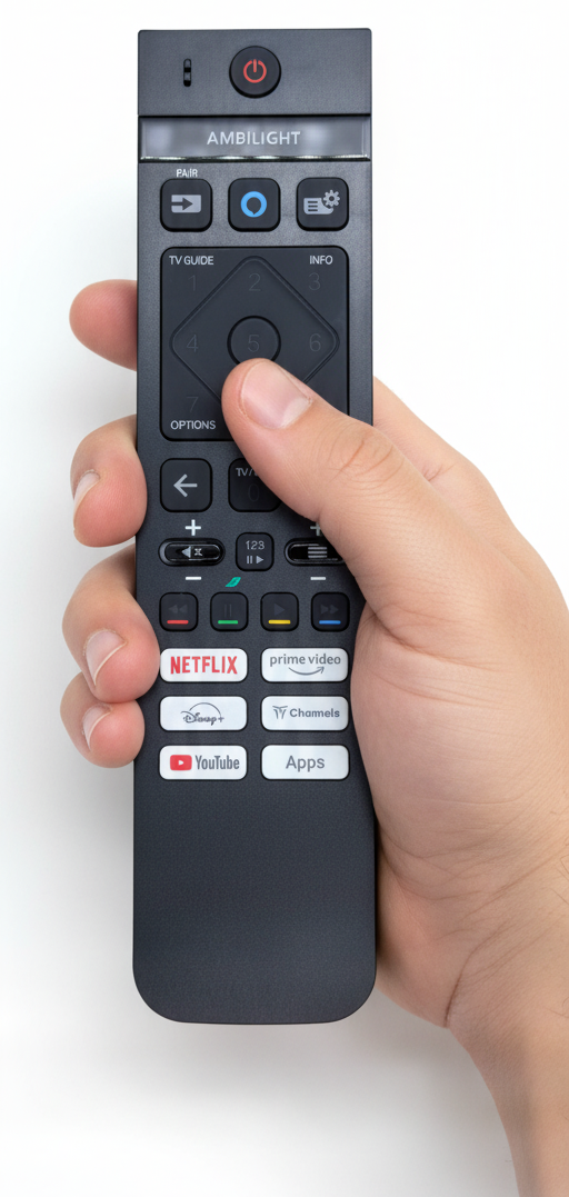 Vervangende Philips Amazon Alexa afstandsbediening