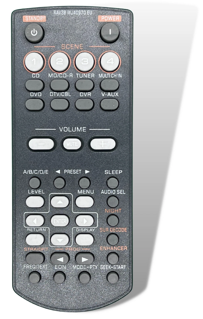 Vervangende Yamaha RAV34 WN46680 EU afstandsbediening