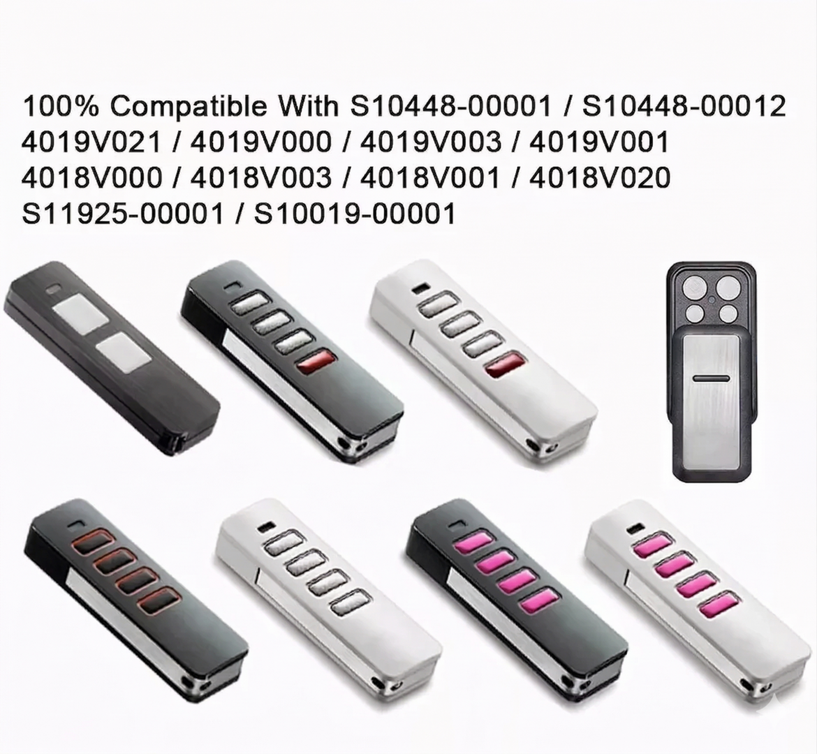 Universele handzender compatibel met Sommer 4018V674 (Different Doors)