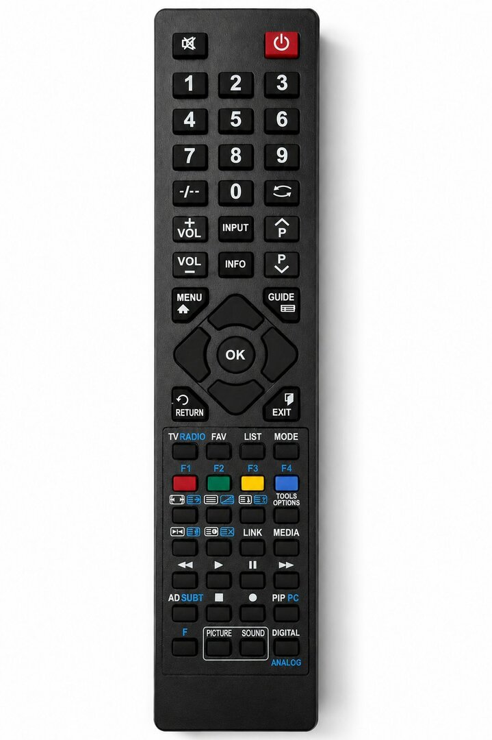 Vervangende afstandsbediening voor Continental-Edison CELED65SA120B6