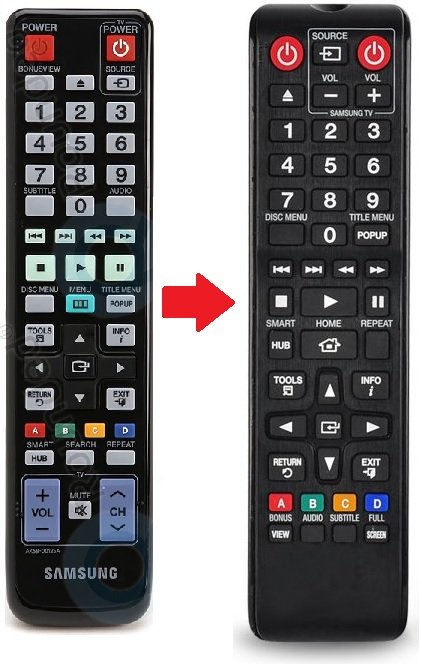 Samsung AK59-00125A afstandsbediening