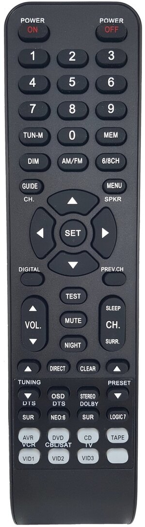 Harman Kardon AVR254 afstandsbediening
