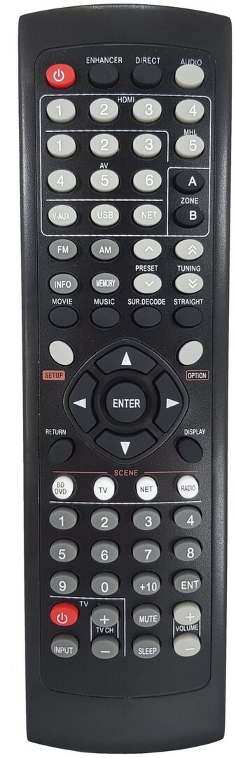 Alternatieve Yamaha RAV432 WW510400 afstandsbediening