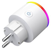 Smart plug - 1 stuk - Slimme stekker 16A - Google Home (Google Assistant) - met stroommeter