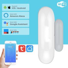 Slimme draadloze raam / deur sensor, geschikt voor smartphone applicatie, TUYA, SMARTLIFE en IFTTT
