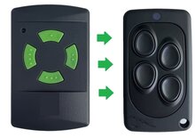 H&ouml;rmann handzender / afstandsbediening voor de HSM4 | HS4 | HSE2  |26,975 MHz