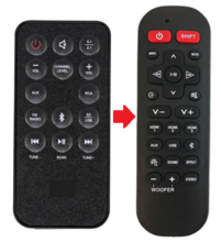 Logitech Z606 en Z607 afstandsbediening
