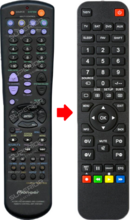 Alternatieve Pioneer AXD7264 afstandsbediening