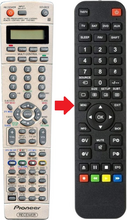 Alternatieve Pioneer AXD7383 | XXD3083 | XXD3086 afstandsbediening