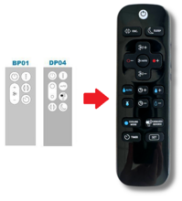 Dyson BP01 / DP02 / DP03 / DP04 afstandsbediening