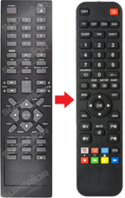 Alternatieve Medion MD82262 afstandsbediening 