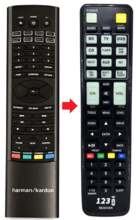 Alternatieve Harman Kardon BDS2 | BDS3 | BDS5 afstandsbediening