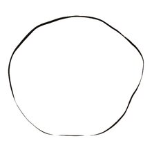 Platte snaar &Oslash; 210 mm - 5 x 0,6 mm
