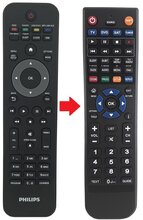 Alternatieve Philips 996510043818 afstandsbediening