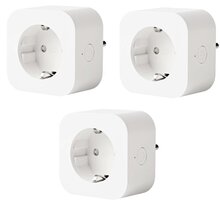 Smart plug - Set van 3 - Slimme stekker - Google Home (Google Assistant) - Schakelt tot 2000W