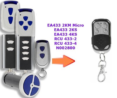 Normstahl EA 433 2KS | EA 433 4KS | EA433 2 KM handzender / afstandsbediening
