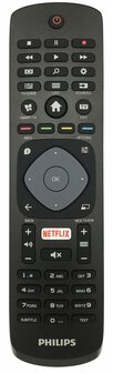 Originele Philips afstandsbediening voor Philips smart tv&#039;s met Netflix &amp; smart tv toets